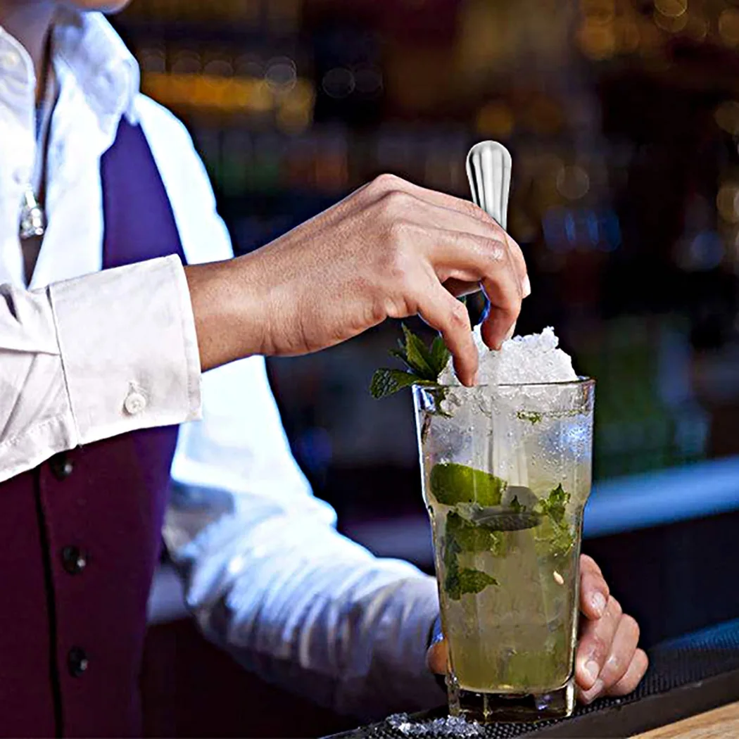 Cocktail Muddler Stainless Steel Multi-purpose Mojito Muddler Drink Wine Mixing Stick Cocktail Shaker