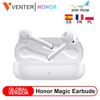 

Global Version Honor Magic Earbuds Wireless Earphone TWS Buds Three Microphone Noise Cancelling Bluetooth 5.0 Touch Sensor Buds