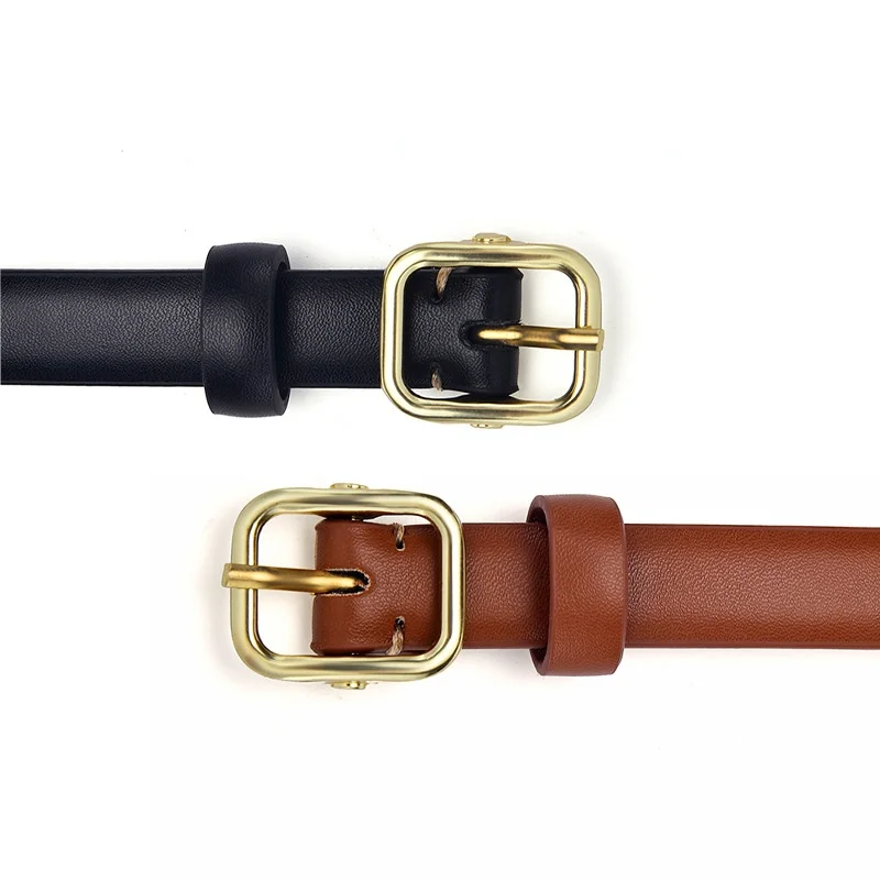 Cinturón de cuero correa ajustable informal que combina todo, cinturones de marca de alta calidad de diseñador, nuevo - AliExpress Accesorios para la ropa