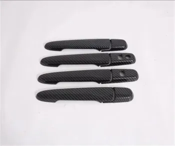 

ABS Carbon fiber Door handle Protective covering Cover Trim Car styling for Toyota Rush 2018 2019 2020