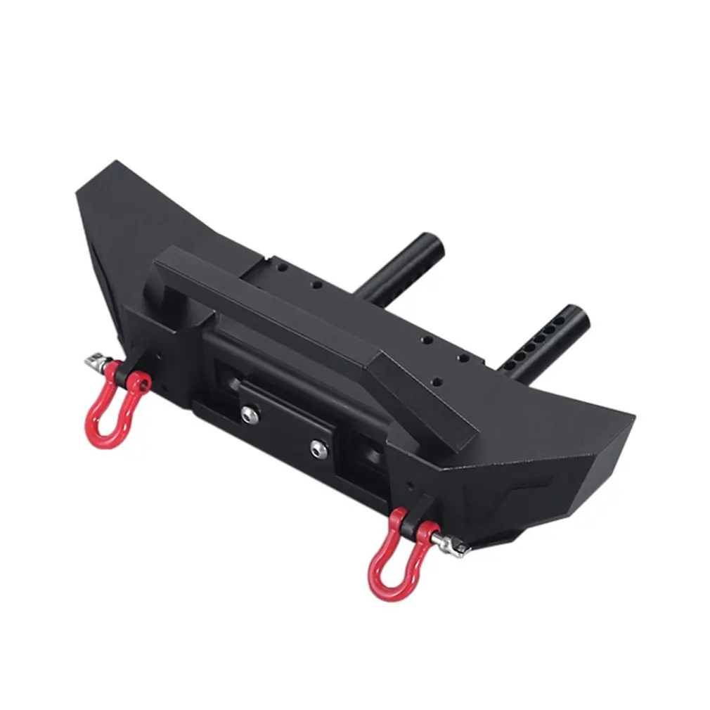 

Metal Front Rear Bumper With Led Light For 1/10 RC Rock Crawler Axial Scx10 Trx4 D90 90046 90047 RC Rock Car Model