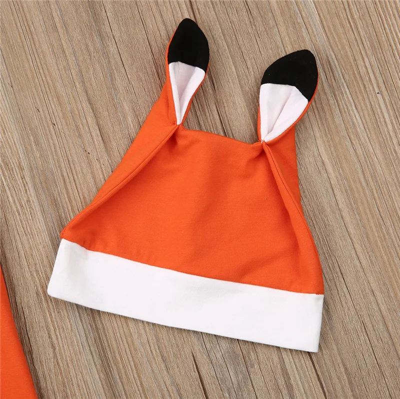 2 предмета, оранжевое Пеленальное Одеяло с рисунком лисы для новорожденных девочек и мальчиков спальный мешок с объемными ушками, шапочка и накидка, комплект из 2 предметов
