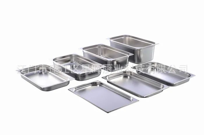 

Extra-Thick Restaurant Gastronorm Container 1/1-65 Gastronorm Container shi wu pen Gastronorm Container Square Stainless Steel