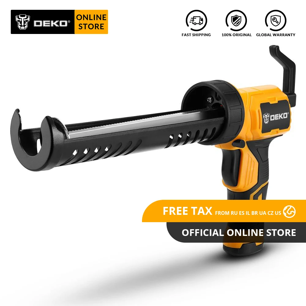

DEKO Automatic Electric Glue Gun Heat Hot Melt Multi-function Electric Pressure Glue Sewing Seams Sealant Waterproof Glue