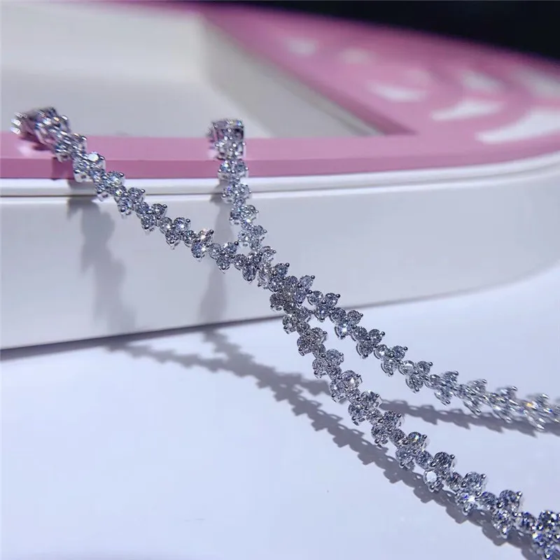 Хорошее ювелирное изделие 18K золотой бриллиантовый браслет для женщин подарок на помолвку