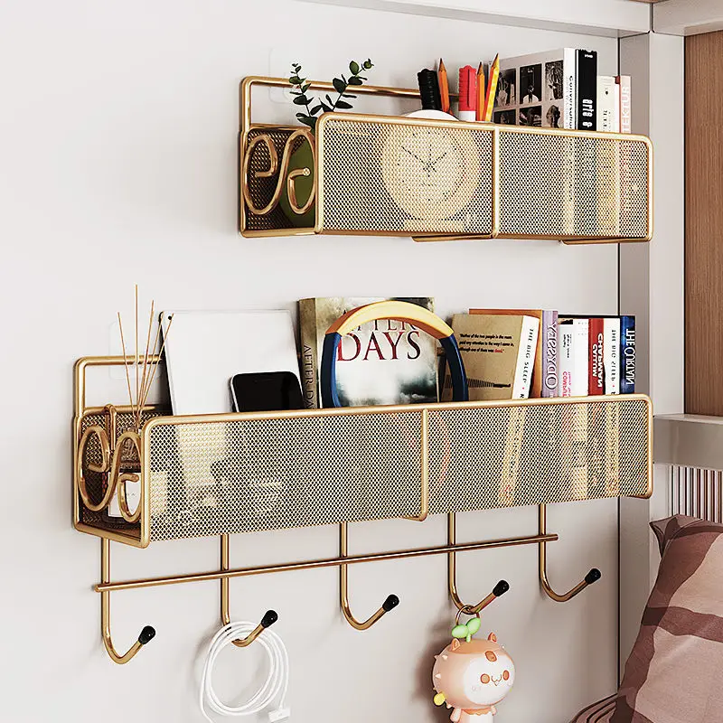 Punch-free Wall Hanging Bathroom Shelf Adhesive Storage Rack