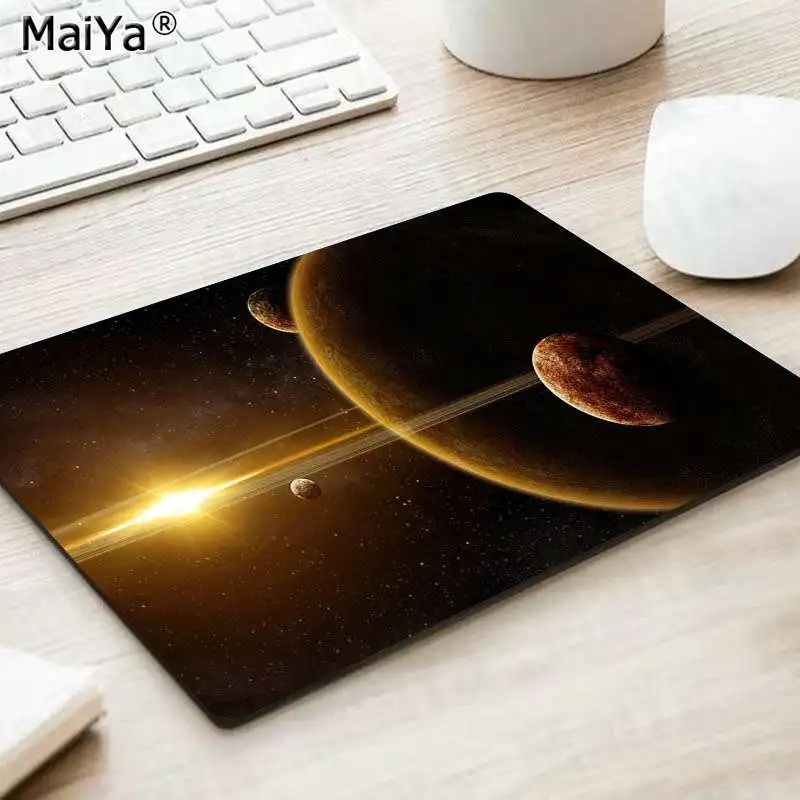 No Lock Edge25x29cm MaiYa Astrophile солнечные системы Подгонянные коврики для мыши Компьютерные Аниме Коврик для мыши и ноутбука игровой коврик мышь - Цвет: No Lock Edge25x29cm