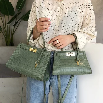 

New Arrival Bag Women's 2019 New Style Crocodile Pattern Crossbody Bag Fashion Handbag