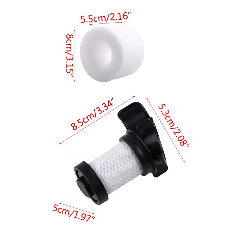 2PK Hepa пена войлочные фильтры Замена для Shark IONFlex DuoClean IC205 IF200 IF