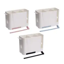 Настенная сушилка для столовых приборов с поддоном для капель, органайзер для полотенец, бара, посуды, ложка, вилка, палочки для еды, держатель, Caddy, кухонный гаджет