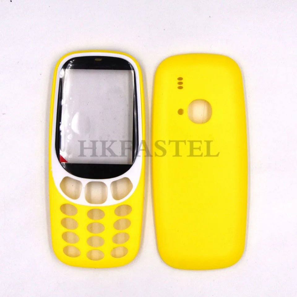 HKFASTEL высококачественный корпус клавиатуры для Nokia 3310 двойная sim-карта полный мобильный телефон чехол с клавиатурой