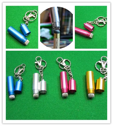 Prep Stick Billiard Snooker Pool Table Cue Tip Shaper Pick Pricker Metal Repair Tool Billiard Key Chain Accessories High Quality