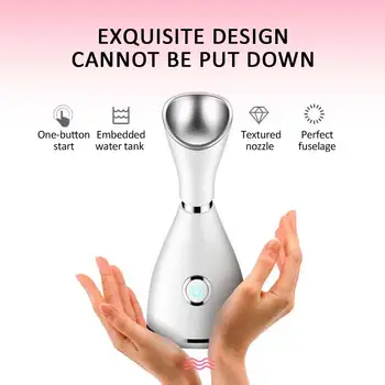 

Facial Steamer Nano Steam Ionic Humidifier for Home Face Spa Nano Ionic Deep Cleaning Facial Cleaner Face Sprayer US Plug