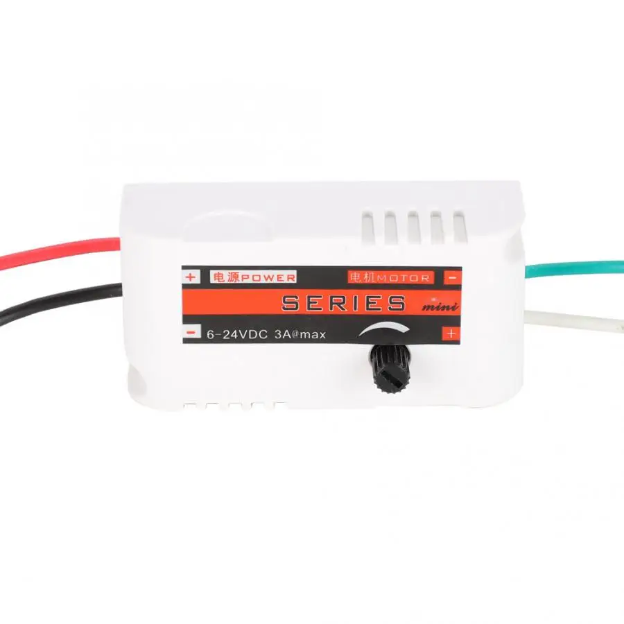 Brushless Motor controller Micro PWM DC Motor Speed Controller Governor Universal DC 6-28V 3A Plastic Housing stepper motor