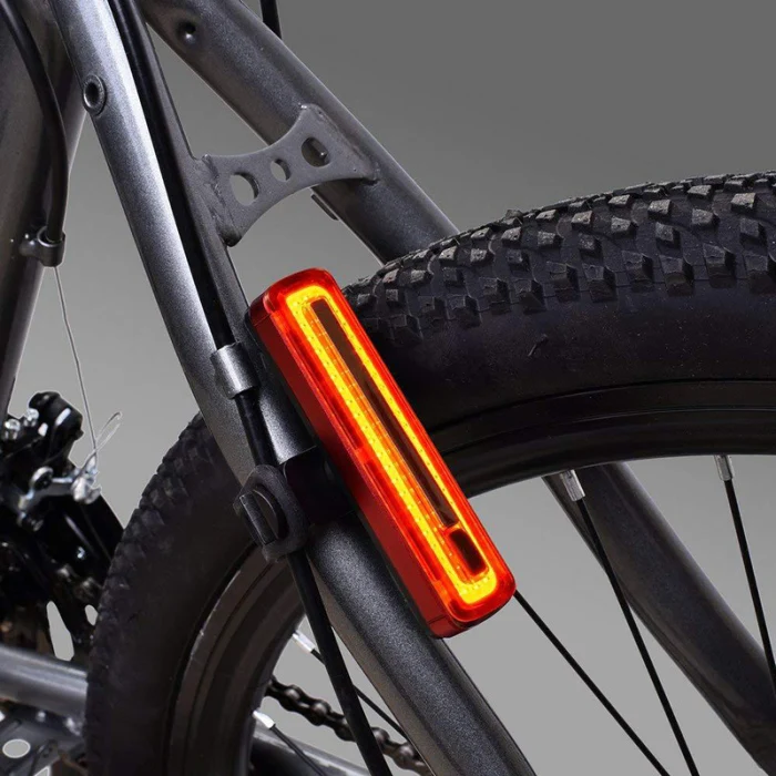 Bicyle Rear LED Light USB Rechargeble Taillights Highlight COB Mountain Bike Aluminum Lamp FK88