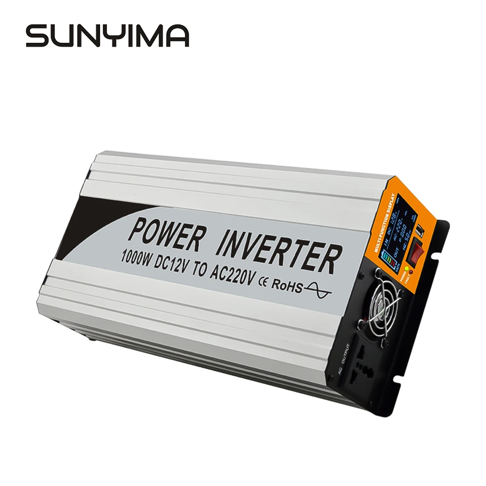 Синусоидальный инвертор SUNYIMA 600 Вт чисто синусоидальный DC12V/24 В до AC220V/110 50 Гц