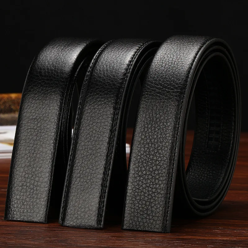 

New No Buckle Belt 3.5cm Genuine Leather Automatic Buckle Belts Body Strap Desi High Quality Waist Belt Wholesale 5pcs/lot