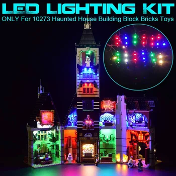 

NEW Led light kit for 10273 the haunted house Building Blocks Model (not include blocks set)
