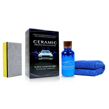 

9H Car Oxidation Liquid Ceramic Coat Super Hydrophobic Glass Coating Set Polysiloxane and Nano materials Care Multicolor H9