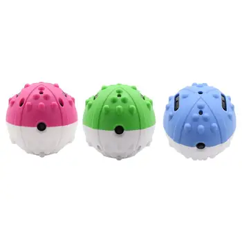 

Pet Interactive Toy USB Electric Pet Ball Plastic Automatic Rolling Fun Toy Train Ball Gift For Dog 9*9CM