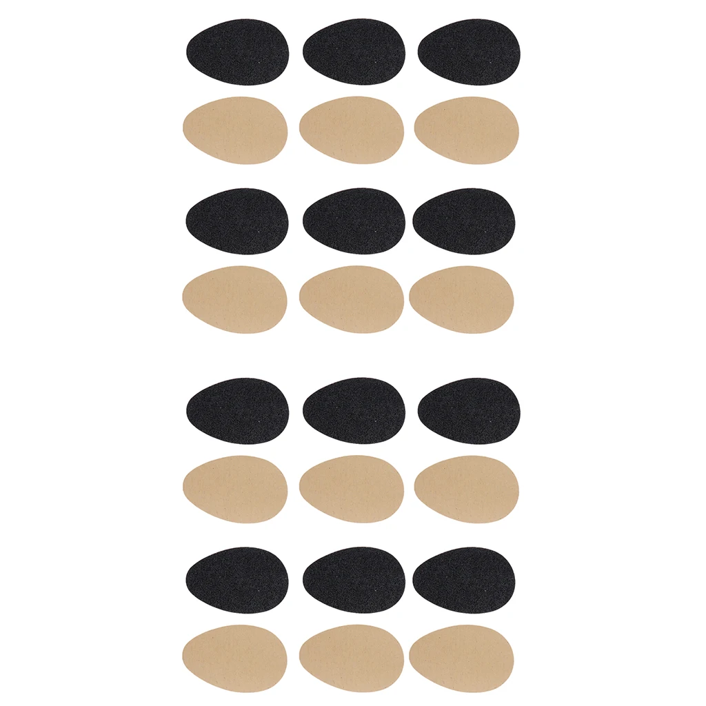 24Pcs Non-Skid Shoe Pad Stick on Bottom Shoe Rubber Adhesive Sole Protector
