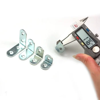 

10PCS Stainless Steel Angle Corner Brackets Fasteners Protector Seven Size Corner Stand Supporting Furniture Hardware New ^o^