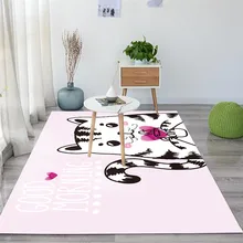 Современный Детский ковер с 3d рисунком животных из мультфильмов, Противоскользящий коврик для ползания, мягкие ковры CF