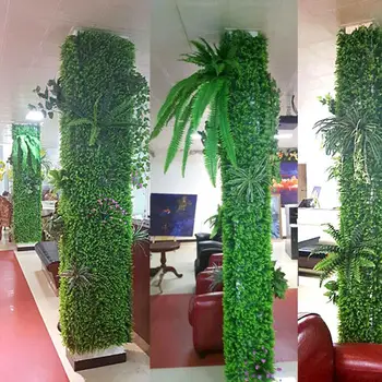 

Lawn Wall Plant Wall Artificial Lawn Decorating Elegant Plastic Green Home & Garden DIY Craft Restaurant Party Supplies