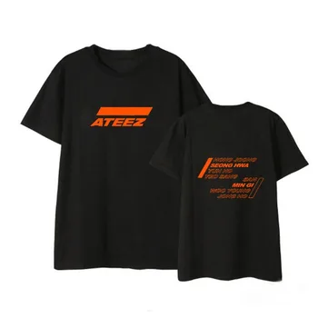 

2020 new KPOP ATEEZ T-shirt with the same short-sleeved T-shirt summer men and women street fashion loose shirt dropshipping