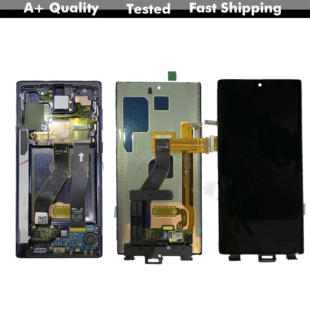 US $269.00 AMOLED For Samsung Galaxy Note 10 lcd N970f  SMN970 N970 Lcd Display Touch Screen Digitizer Assembly