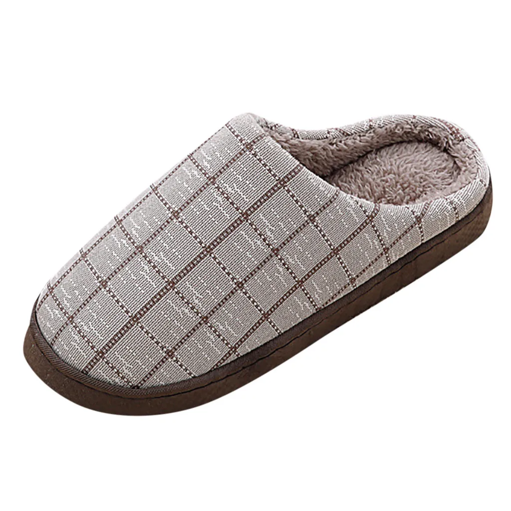 Warm Slippers Mens Women's Cute Warm Cotton Soft Plush Home Slippers Indoor Outdoor Chaussures Femme Pantoufles Femme