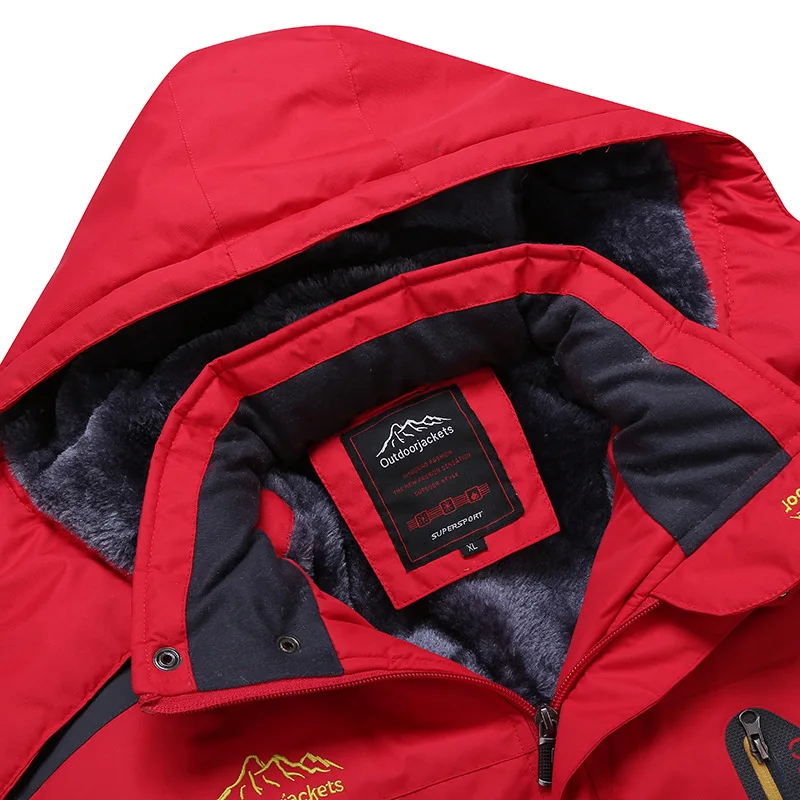 

Cross-border hot selling outdoor winter warm raincoat jacket men's Plus-sized ski mountaineering wish AliExpress foreign trade