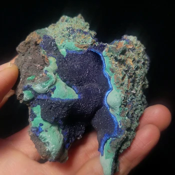

164g Natural Malachite Azurite Mineral specimens form Anhui CHINA A1-3