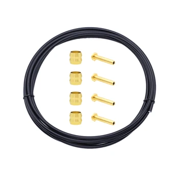 

2.5M Bike Hydraulic Disc Brake Hose Kit Bicycle Hydraulic Olive Insert Set for Mountain Bike System