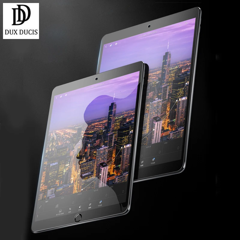 

For iPad 8 10.2 2020 Tempered Glass 9H HD 0.33mm Blue Light Resistant Explosion Proof Glass Film for iPad 7 10.2 2019 Dux Ducis