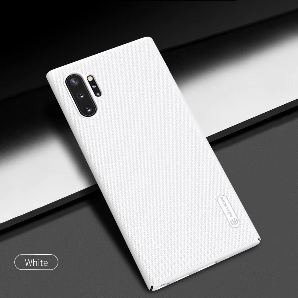 10 шт./лот NILLKIN Супер Матовый щит Матовый ПК Жесткий Чехол для samsung Galaxy Note 10 plus чехол