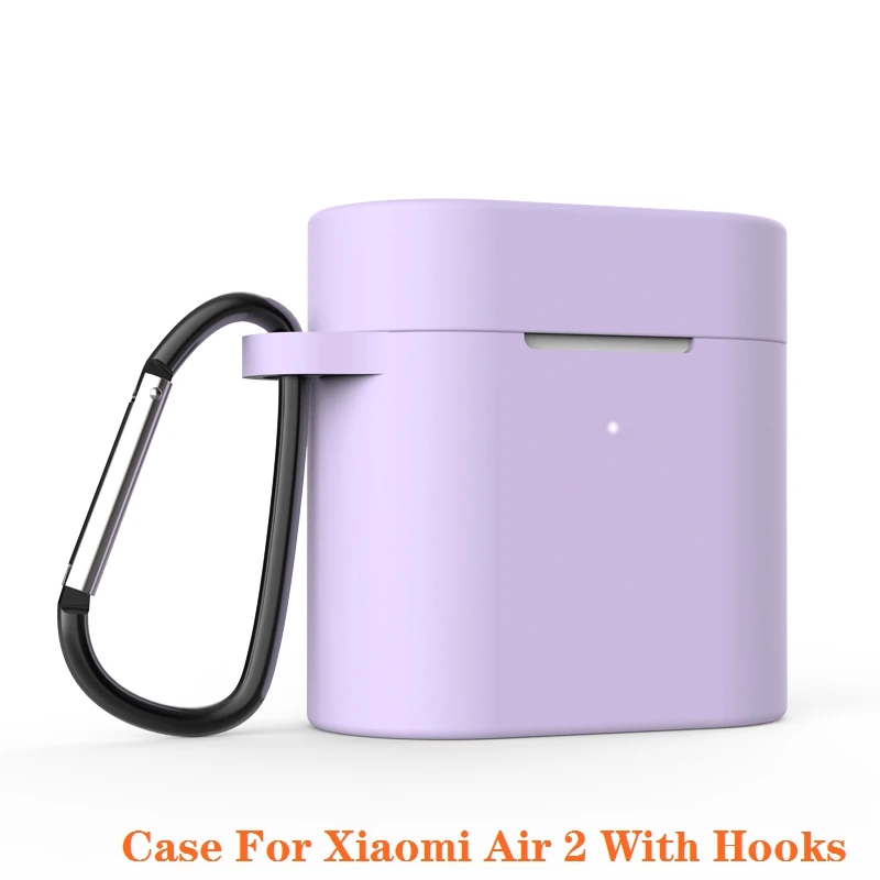 With Hooks 02 Полностью металлический пылезащитный стикер чехол для Xiao mi Airdots Pro 2 Air 2 Пылезащитная Наклейка ультра тонкий чехол для Xiaomi mi Air 2 Чехол - Цвет: With Hooks 02