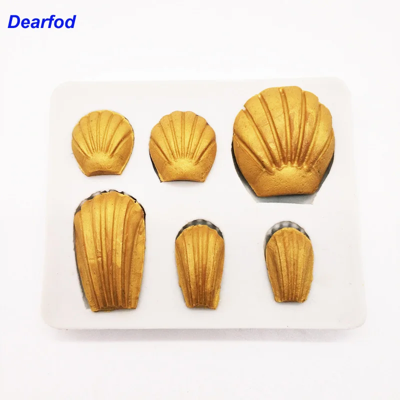 

Dearfod DBS130 Shell Sugar Craft Silicone Fondant Mold Chocolate Mold Cake DIY Tool