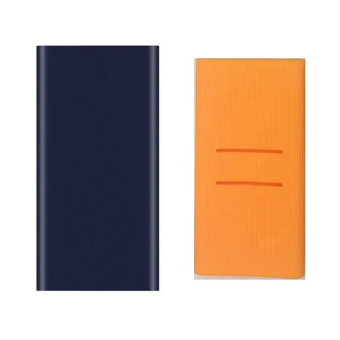 Black ADD Orange Xiaomi mi внешний аккумулятор 2s 10000 мАч красный mi внешний аккумулятор 20000 мАч двойной USB порт быстрая зарядка внешний аккумулятор Ультратонкий внешний аккумулятор - Цвет: Black ADD Orange