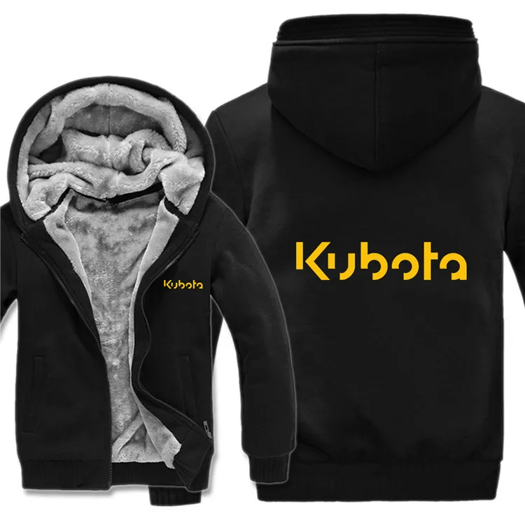 Kubota трактор толстовки куртка зимний мужской пуловер Мужское пальто повседневная шерстяная подкладка флис Kubota толстовки - Цвет: as picture7