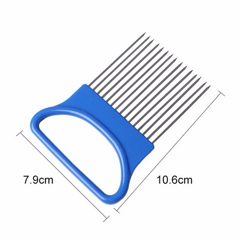 Stainless Steel Plastic Vegetable Slicer Multi-purpose Onion Cutter Metal Meat Needle Kitchen Accessories Gadgets Tomato Cutter