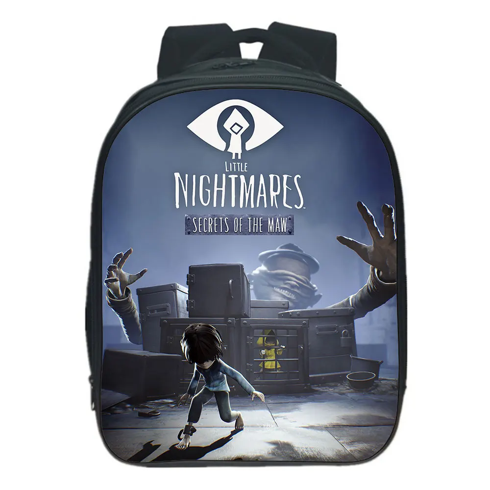 Little Nightmares Backpack Girls Toddler Cartoon Game Knapsack Baby Children Toddler Rucksack Mochila Girl gift.Support Custom