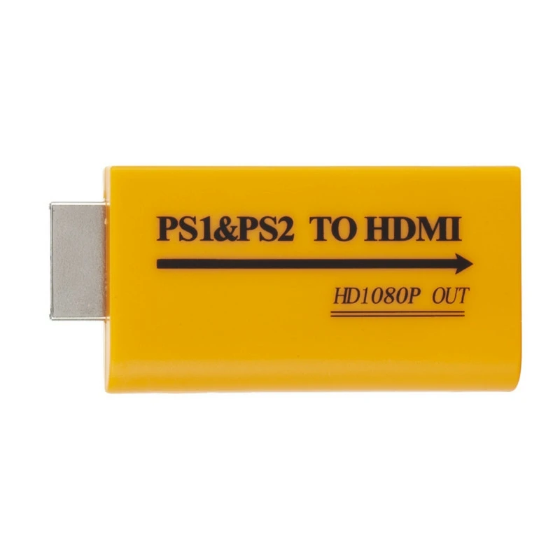 H видео конвертер AV в HDMI адаптер с 3,5 мм аудио выход для Playstation 1 PS1 PS2