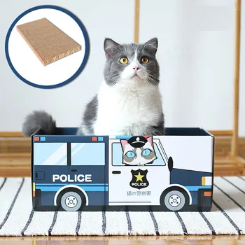 

Cat House Cat Bed Cat Scratch Corrugated Paper Carton Box Wear-resistant Pet Bed/Mat Pet accessories Z114