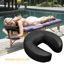 Face-Cushion-Face-Down-Pillow Headrest Massage-Table Master Black Universal Spa 