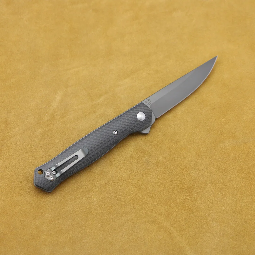 Складной нож TIGEND 1067 D2 с ручкой из углеродного волокна карманный подарок для охоты