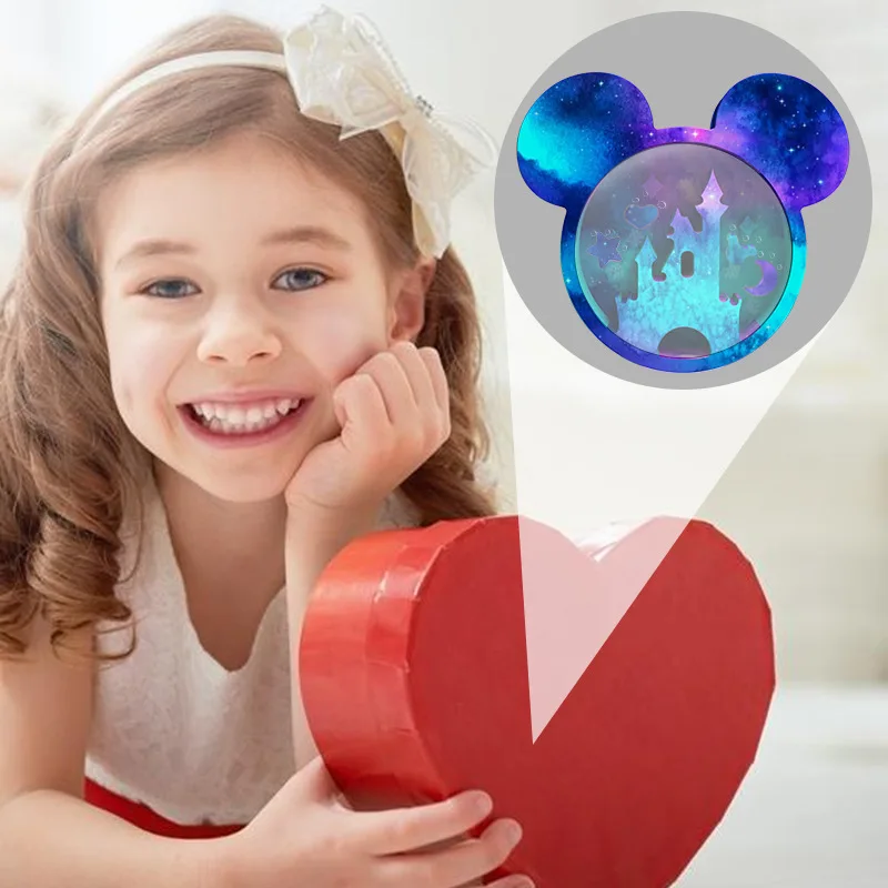 Castle Mouse Shaker Mold Resin Epoxy Jewelry Key Chain Making Diy Bottle Maple Leaf Shaker Filling Stuff Silicone Molds