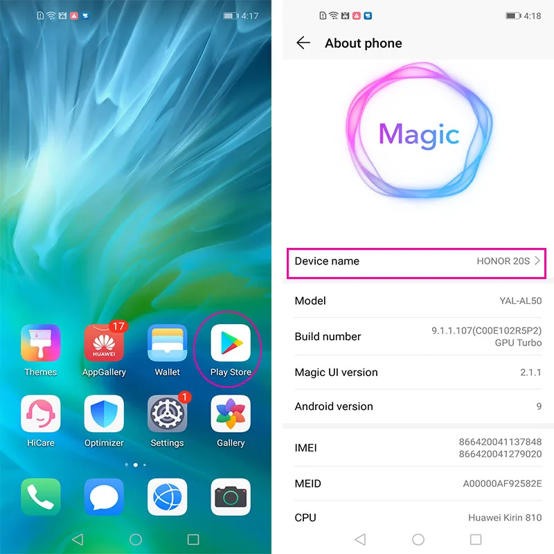 Honor 20 S мобильный телефон honor 20 S 6,26 дюймов Восьмиядерный Android 9,0 отпечаток пальца ID GPU Turbo 3,0 Google play 20 Вт Быстрая зарядка