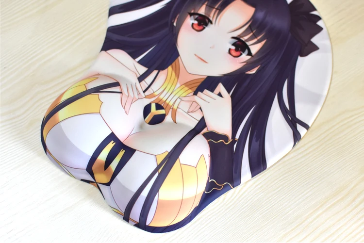 Fate/Grand Order Ishtar коврик для мыши 3D мягкий Бюст коврик для запястья косплей реквизит сексуальные коврики лайкра ткань
