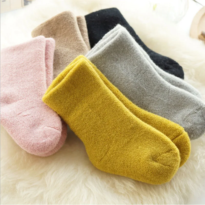 Winter Thick Baby Terry Socks Soft Warm Socks for Children Boys Girls Thermal Floor Baby Socks